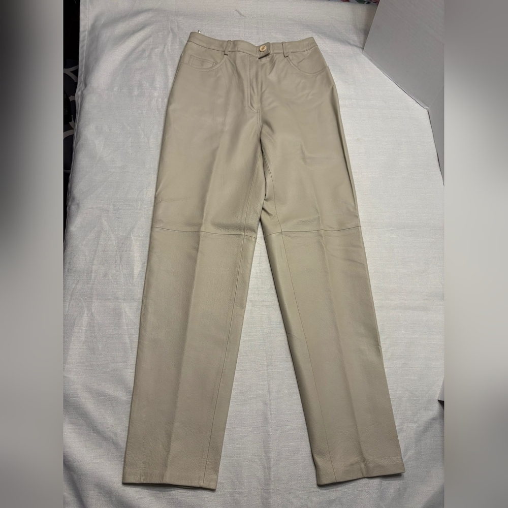 Lew magram collection leather pants women size # 6